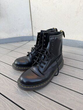 Dr. Martens 1460 Leather 8-Eye Boots Black US 7 / Women's 8